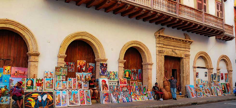 Street vendors Cartagena